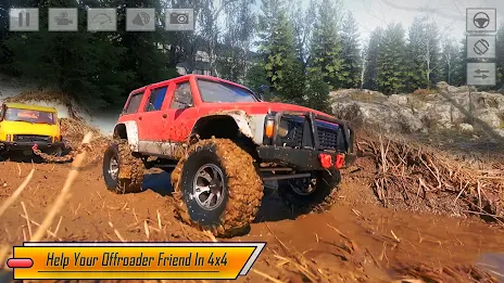 Offroad Driving Jeep Simulator Tangkapan skrin 1