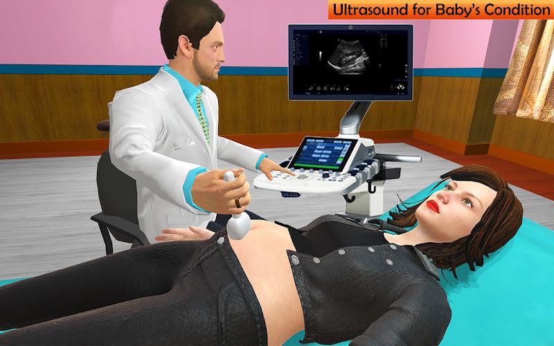 Pregnant Mother Sim Games Life Ảnh chụp màn hình 1