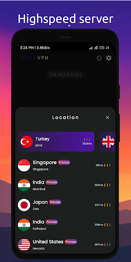 Insta VPN Fast VPN: Secure VPN स्क्रीनशॉट 3