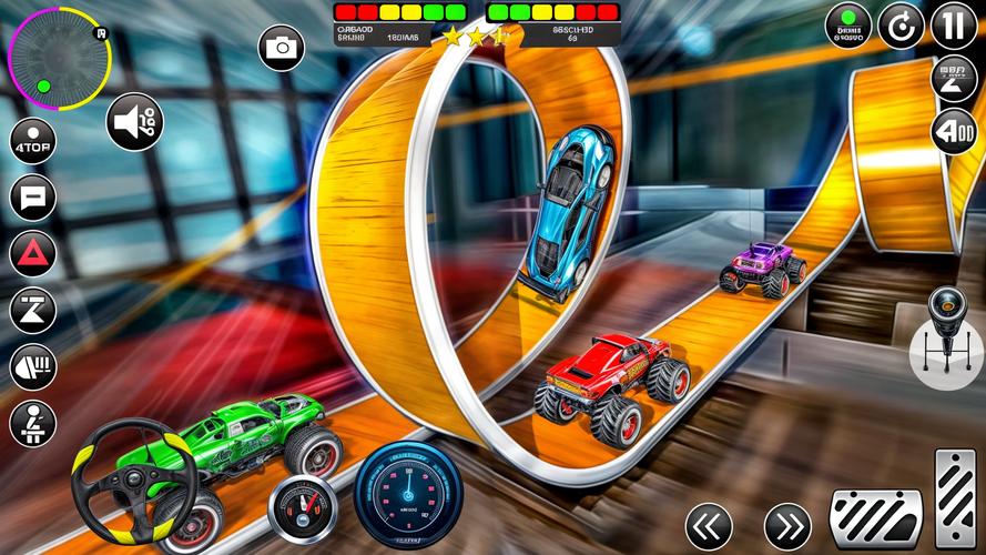 Toy Car Stunts GT Racing Games 스크린샷 3