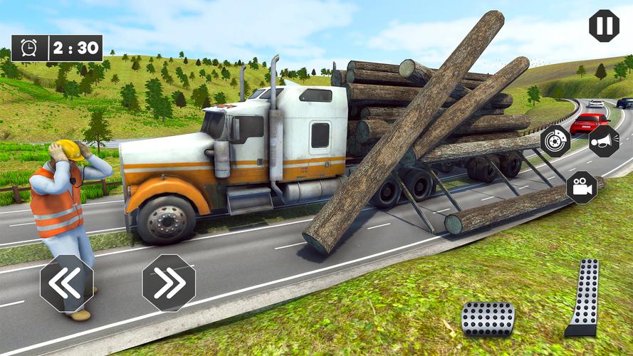 US Oil Tanker Truck Games Sim Captura de pantalla 3