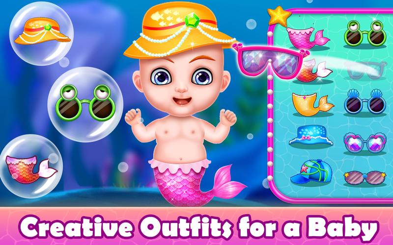 Mermaid Game: Newborn,Pregnant Ảnh chụp màn hình 3