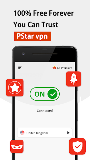 PStar VPN - Unlimited Fast Proxy ภาพหน้าจอ 0