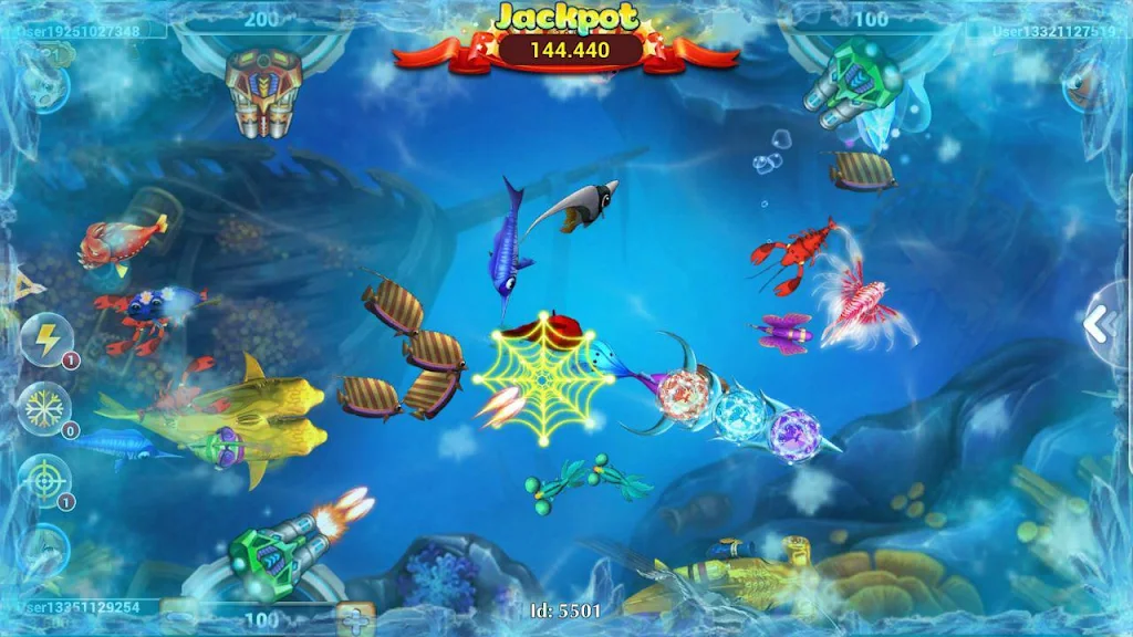 Thánh bắn cá ăn xu slots - bắn cá siêu thị Capture d'écran 2