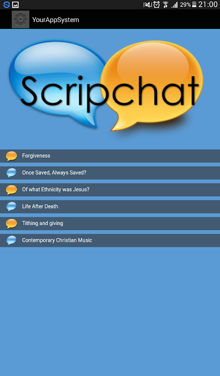 Scripchat Ảnh chụp màn hình 1