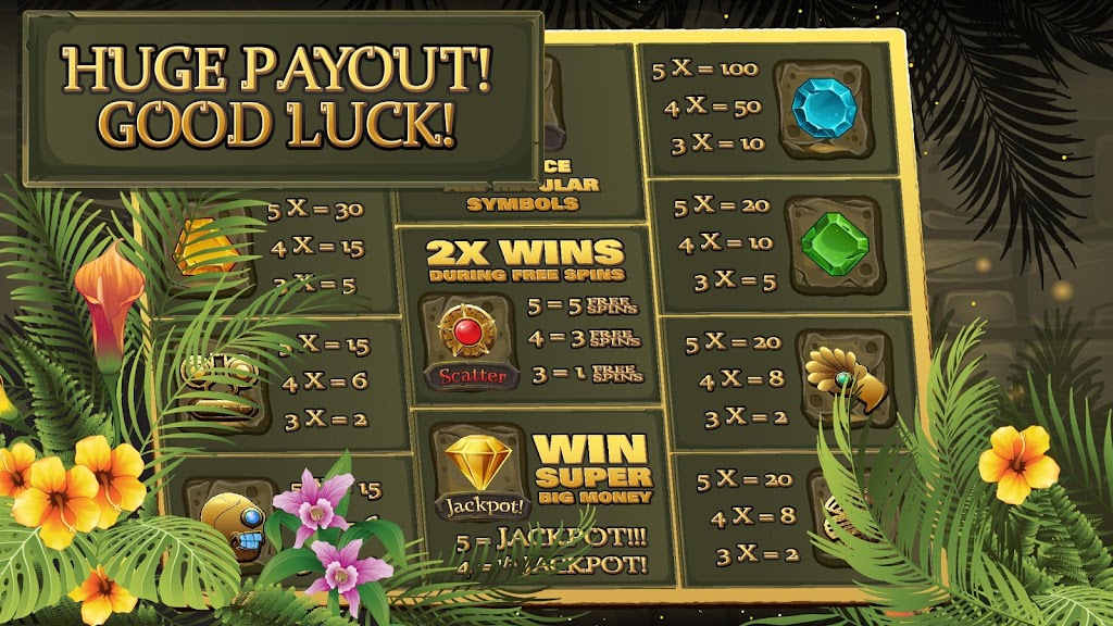 Mayan Ruins Slots Captura de pantalla 3