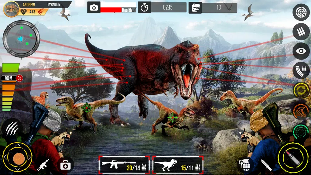 Schermata Real Dino Hunting Gun Games 2