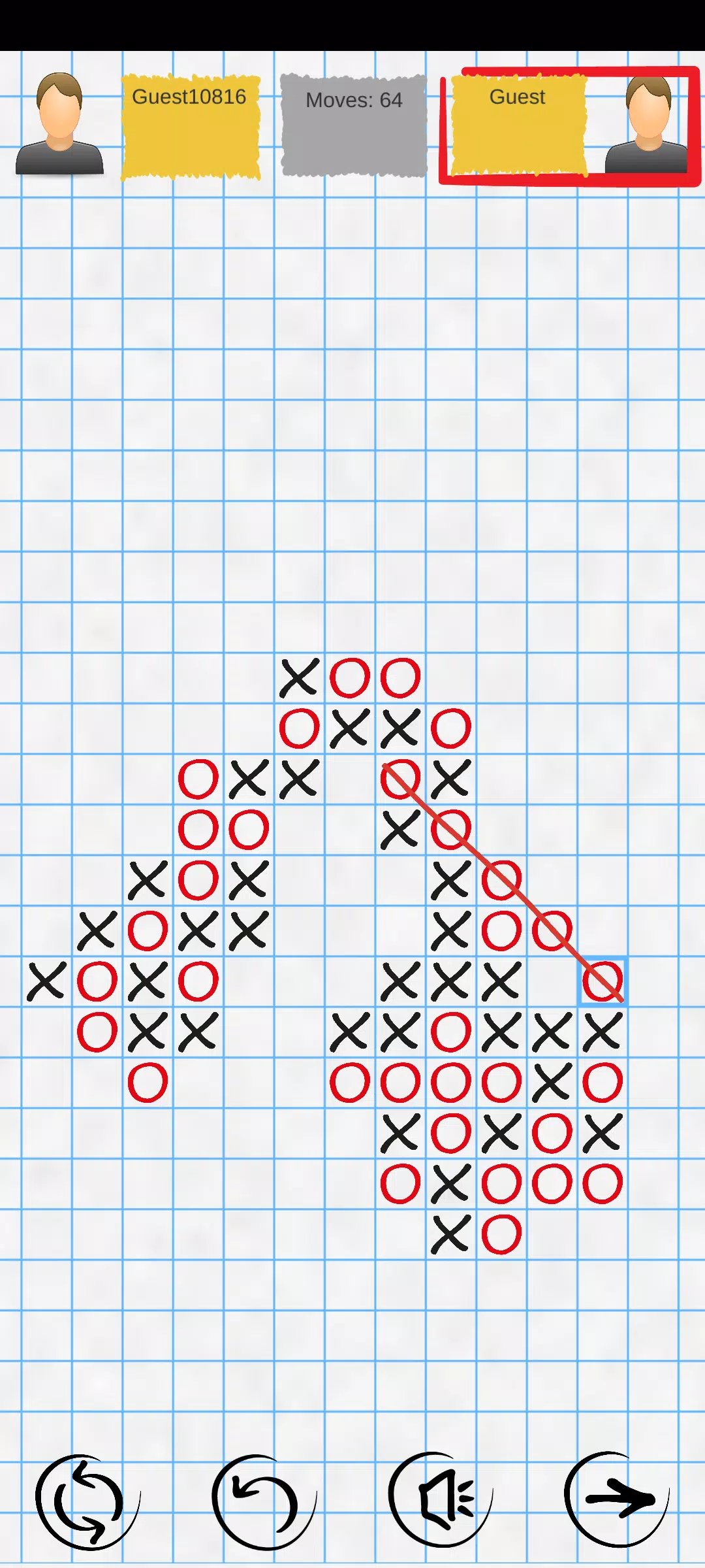 Schermata Mega Tic Tac Toe Onine 1