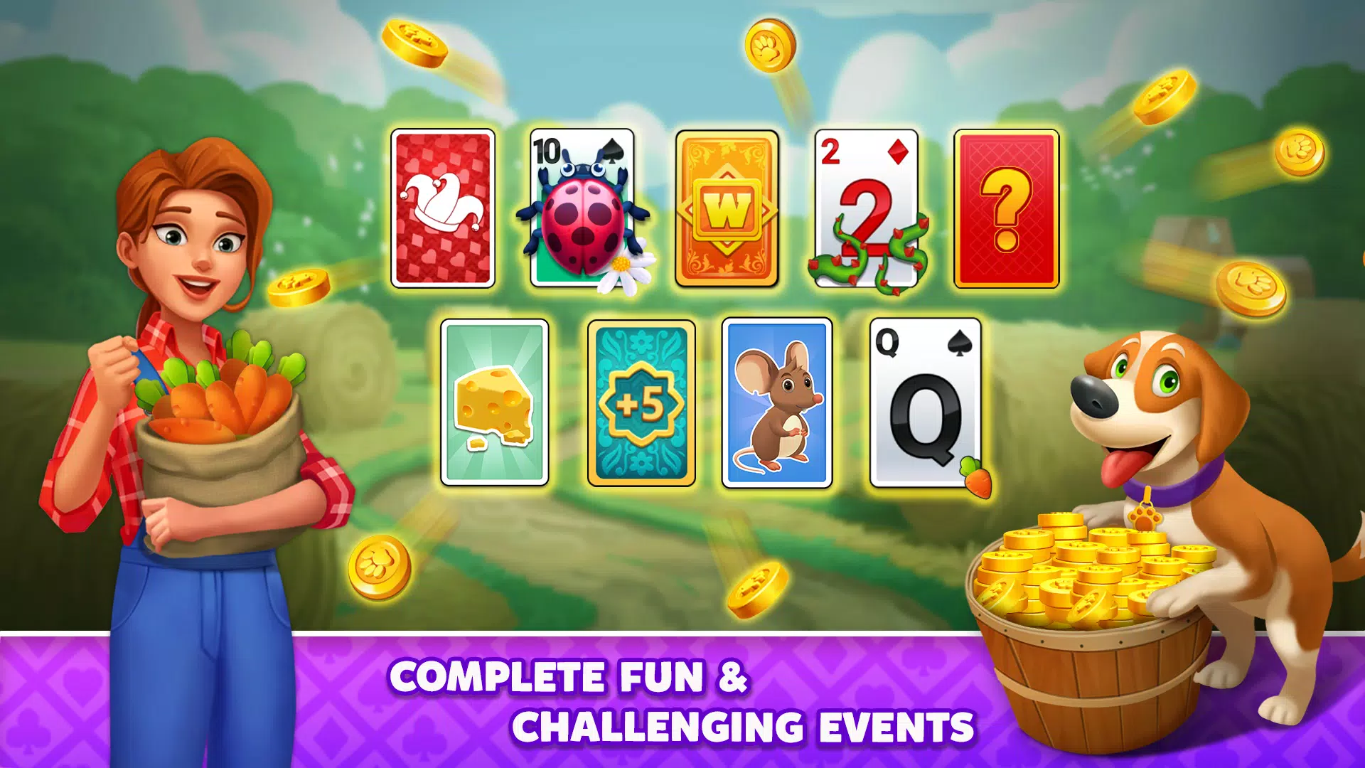 Solitaire Journey of Harvest Ảnh chụp màn hình 1