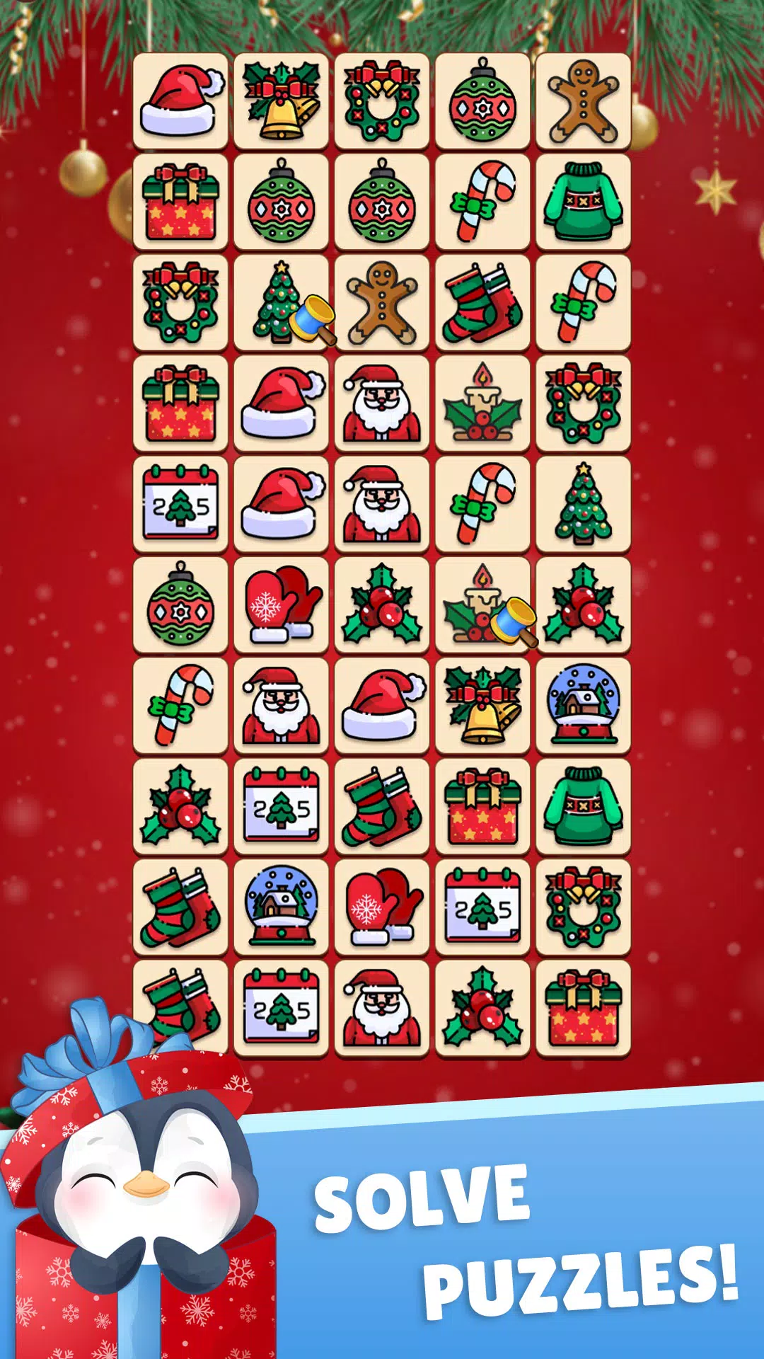 Xmas Tile Connect Ekran Görüntüsü 1