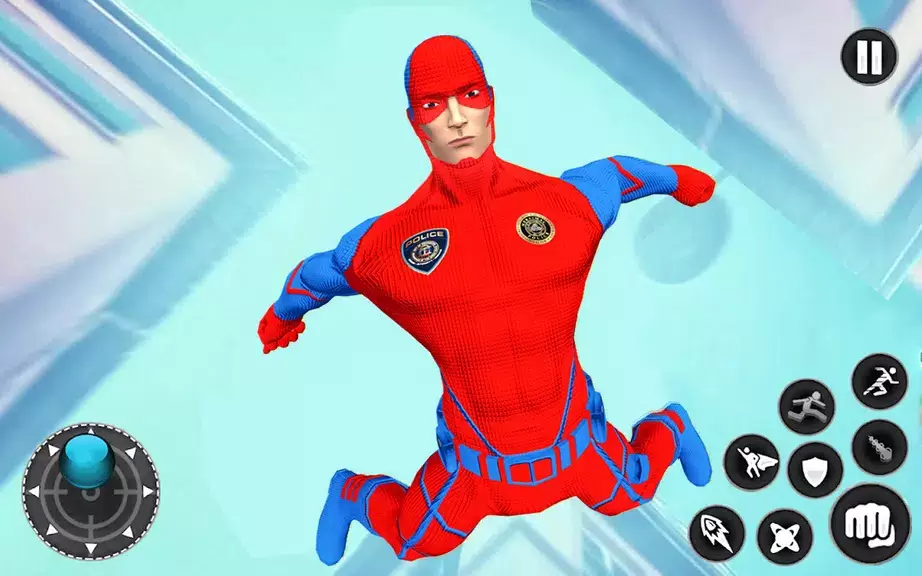 Captain Super Hero Man Game 3D Zrzut ekranu 0