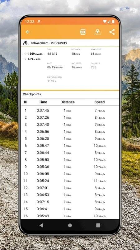 Schermata Bike Tracker 1