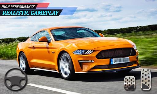 Mustang Car Simulator 3D Game স্ক্রিনশট 0