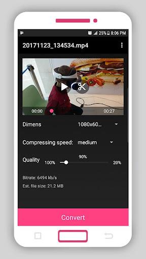 Smart Video Compressor resizer (MOD) Captura de pantalla 1