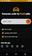 Ford radio code generator Captura de pantalla 3