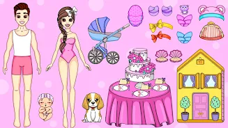 Chibi Dolls Dress Up DIY Games Ảnh chụp màn hình 0