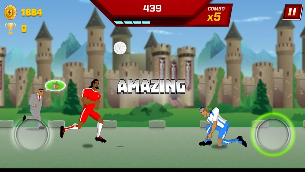 Supa Strikas Dash - Dribbler Runner Game Mod 스크린샷 2