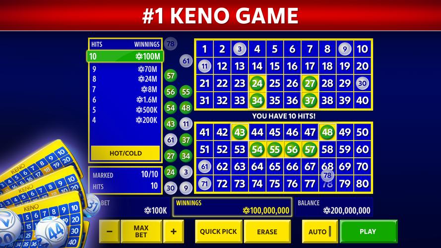 Vegas Keno by Pokerist Скриншот 0