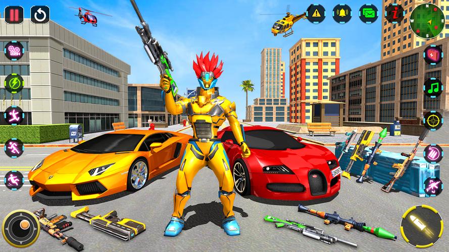 Robot Hero Game - Robot Game ဖန်သားပြင်ဓာတ်ပုံ 1