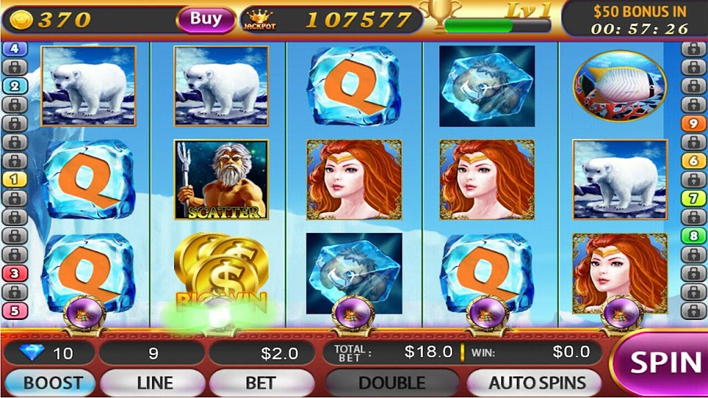 Slots Arctic:Free Slot Machine Schermafbeelding 0
