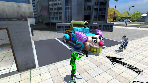 Rope Frog Ninja Hero Car Vegas Ekran Görüntüsü 3