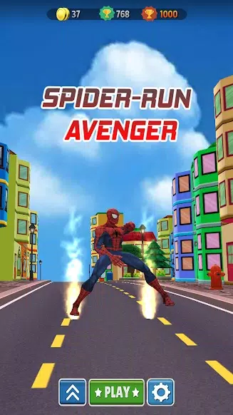 Spider Run Avenger Captura de pantalla 0