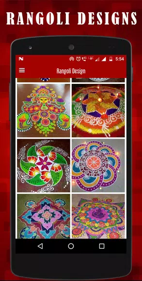 Latest Rangoli designs Ảnh chụp màn hình 1