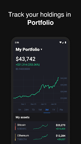 Hodler – Crypto Portfolio Capture d'écran 1