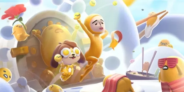 Gudetama Takes Over Friendship Island in Hello Kitty's Month of Meh Adventure