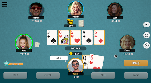 Kindza Poker Texas Holdem Screenshot 1