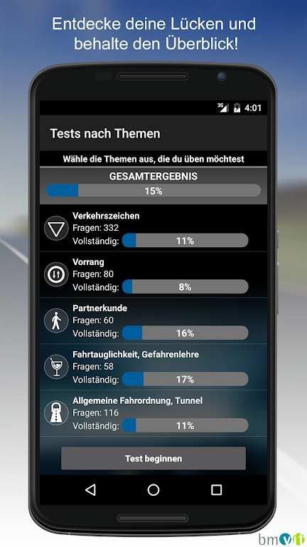 Führerschein: Theorieprüfung Schermafbeelding 2