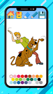 Scooby coloring doo cartoon ga Скриншот 3