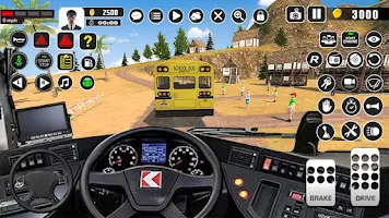 Offroad School Bus Driver Game স্ক্রিনশট 2