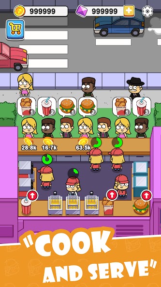 Idle Food Bar: Food Truck Mod スクリーンショット 0