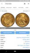 PCGS CoinFacts - U.S. Coin Val Captura de tela 0