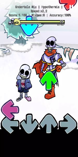 FNF Undertale Mix Door Lore Captura de pantalla 1