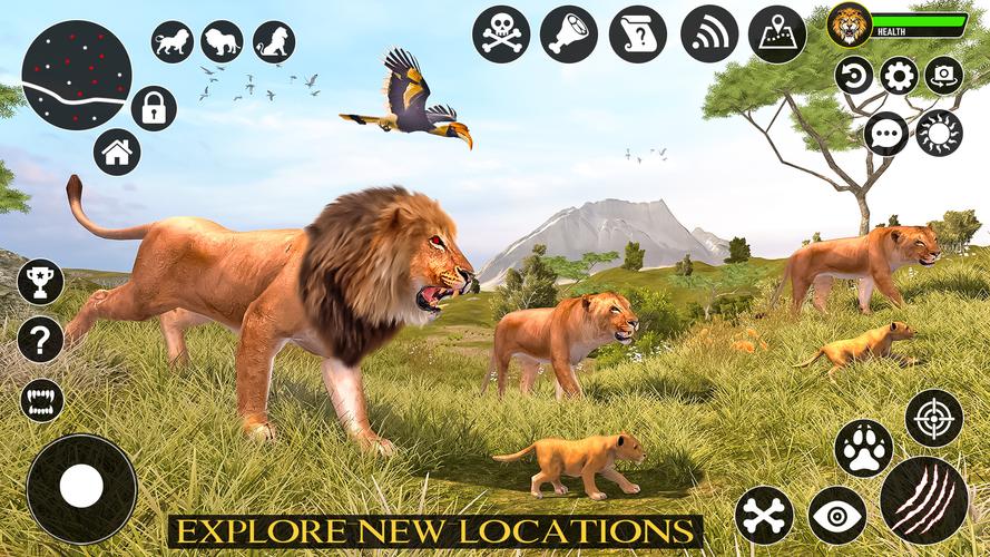 Ultimate Lion Simulator Game Schermafbeelding 1