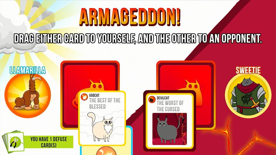 Exploding Kittens NETFLIX Zrzut ekranu 1