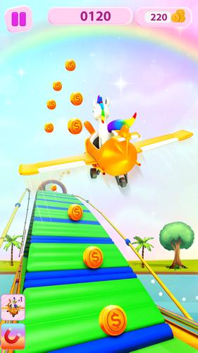 Unicorn Kingdom: Running Games Captura de pantalla 1