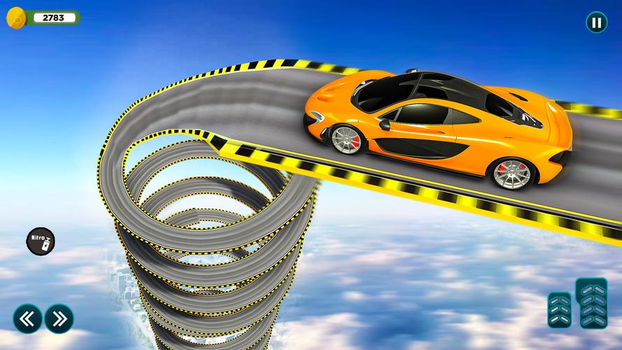 Stunt Car Race Simulator Games Tangkapan skrin 0