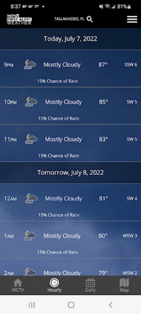 WCTV First Alert Weather 스크린샷 0