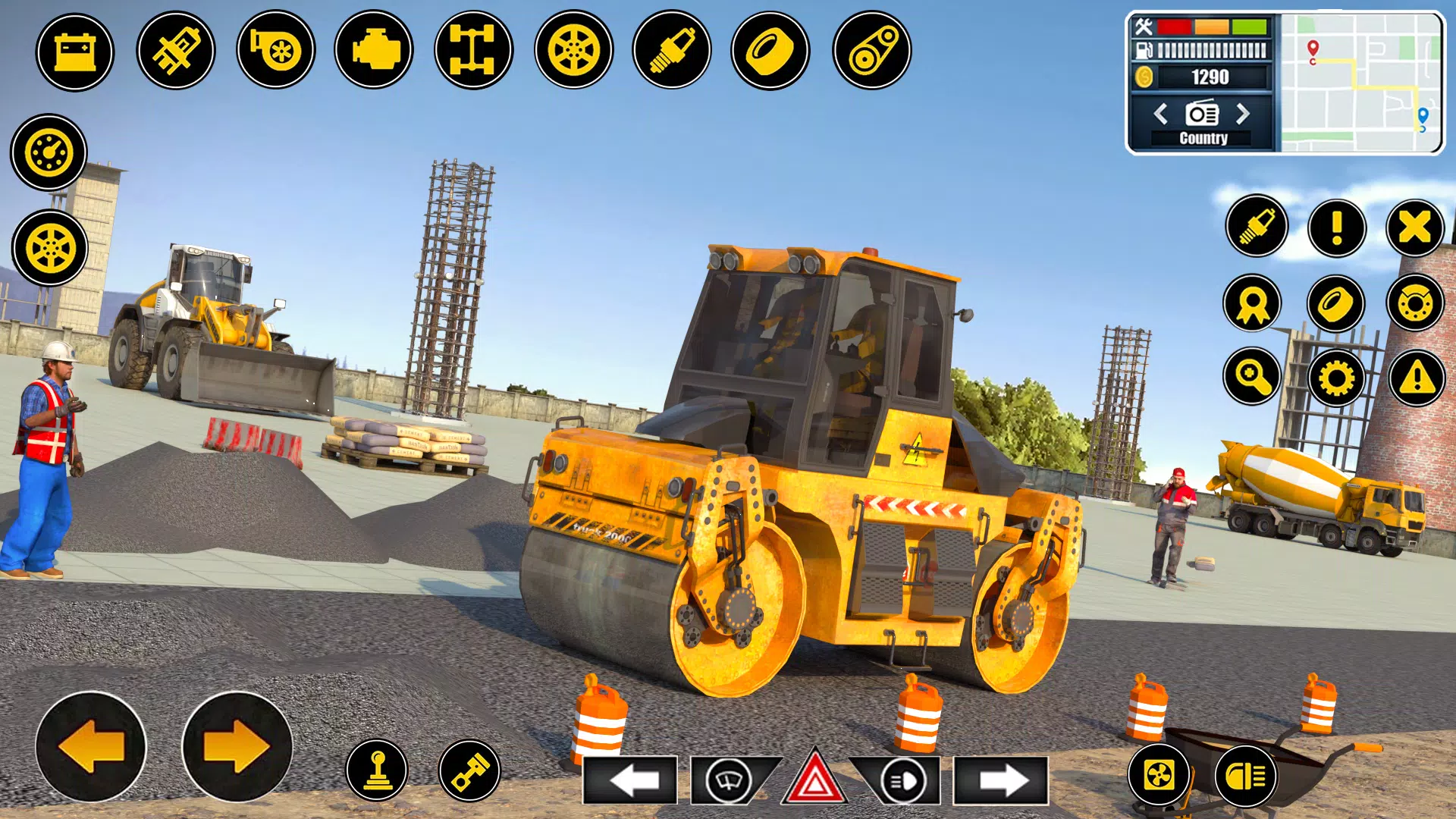 3D City Road Construction Game स्क्रीनशॉट 3