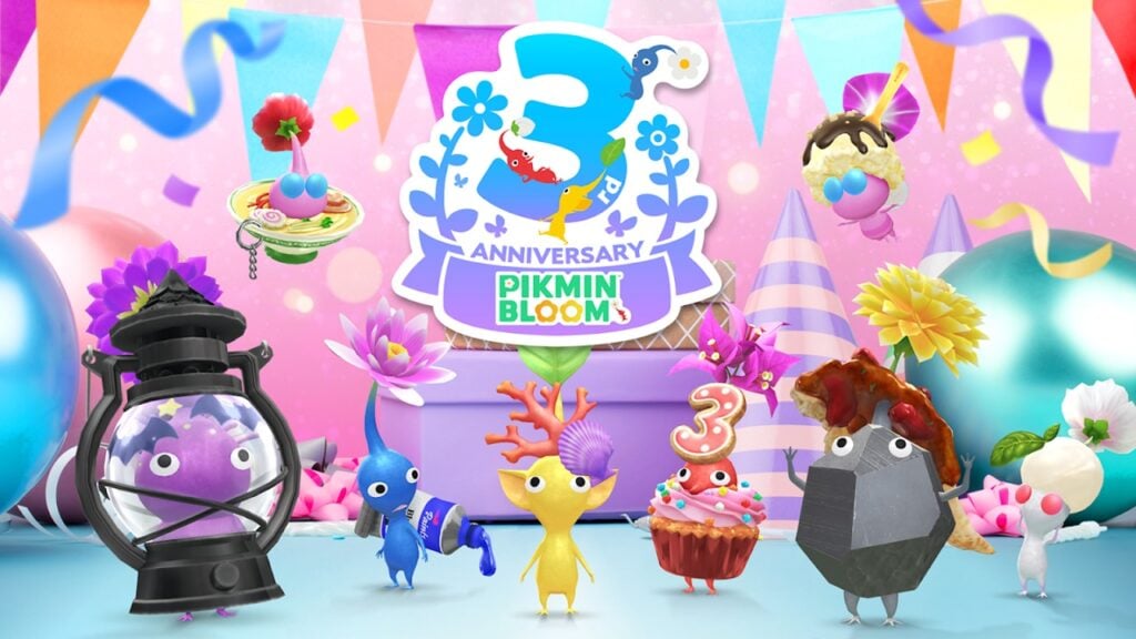 Pikmin Bloom: 3-я годовщина: коллекция кексов и прогулки по вечеринкам!