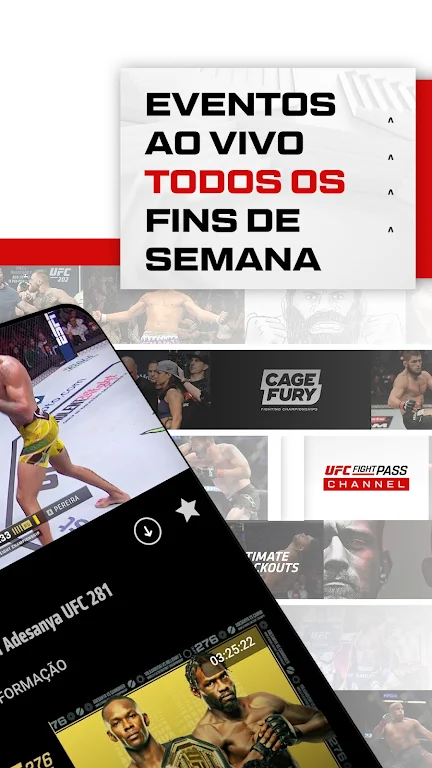 UFC Fight Pass - MMA ao vivo ภาพหน้าจอ 1