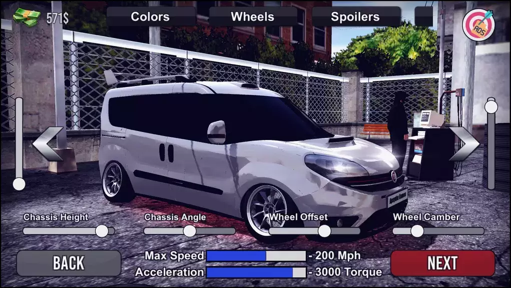 Doblo Drift Simulator Screenshot 1