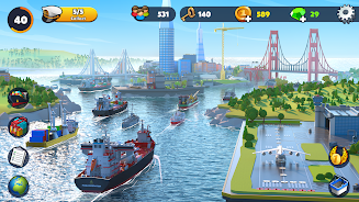 Schermata Port City: Ship Tycoon 2023 3