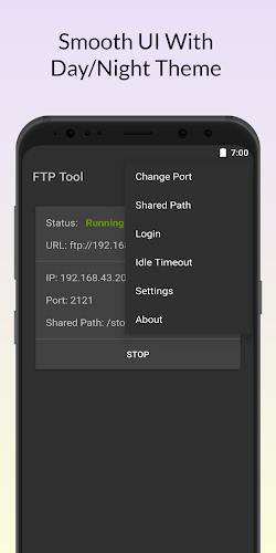 FTP Tool - FTP Server & Client Captura de tela 3