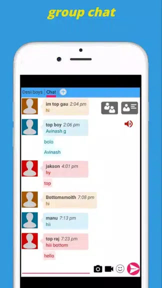 Schermata Gay Chat App & Gay Dating App 2