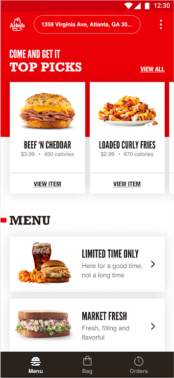 Arby's Fast Food Sandwiches ภาพหน้าจอ 0