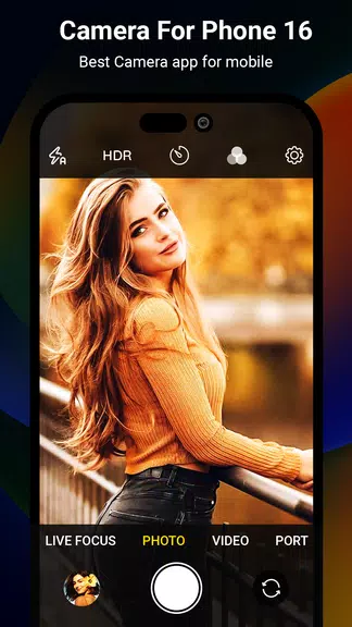 Camera iPhone 16 - OS18 Camera Скриншот 1